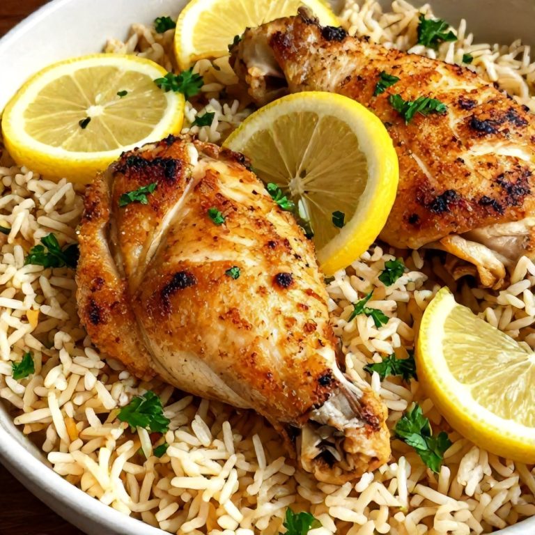 Easy One-Pan Lemon Chicken and Rice Dinner