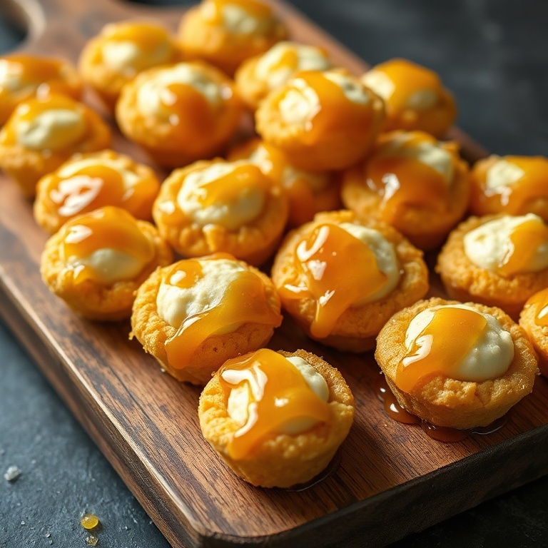 Easy Ricotta Pistachio Honey Bites