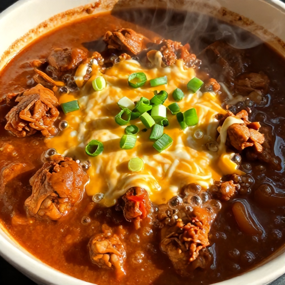 Easy Slow Cooker Buffalo Chicken Chili