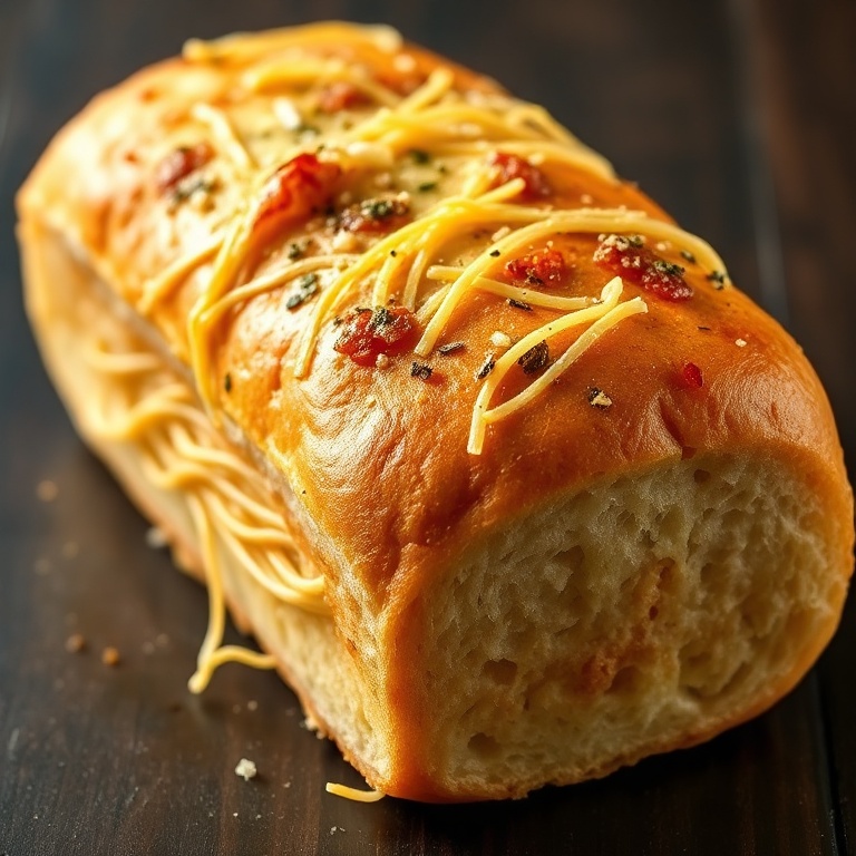 Easy Spaghetti Garlic Bread