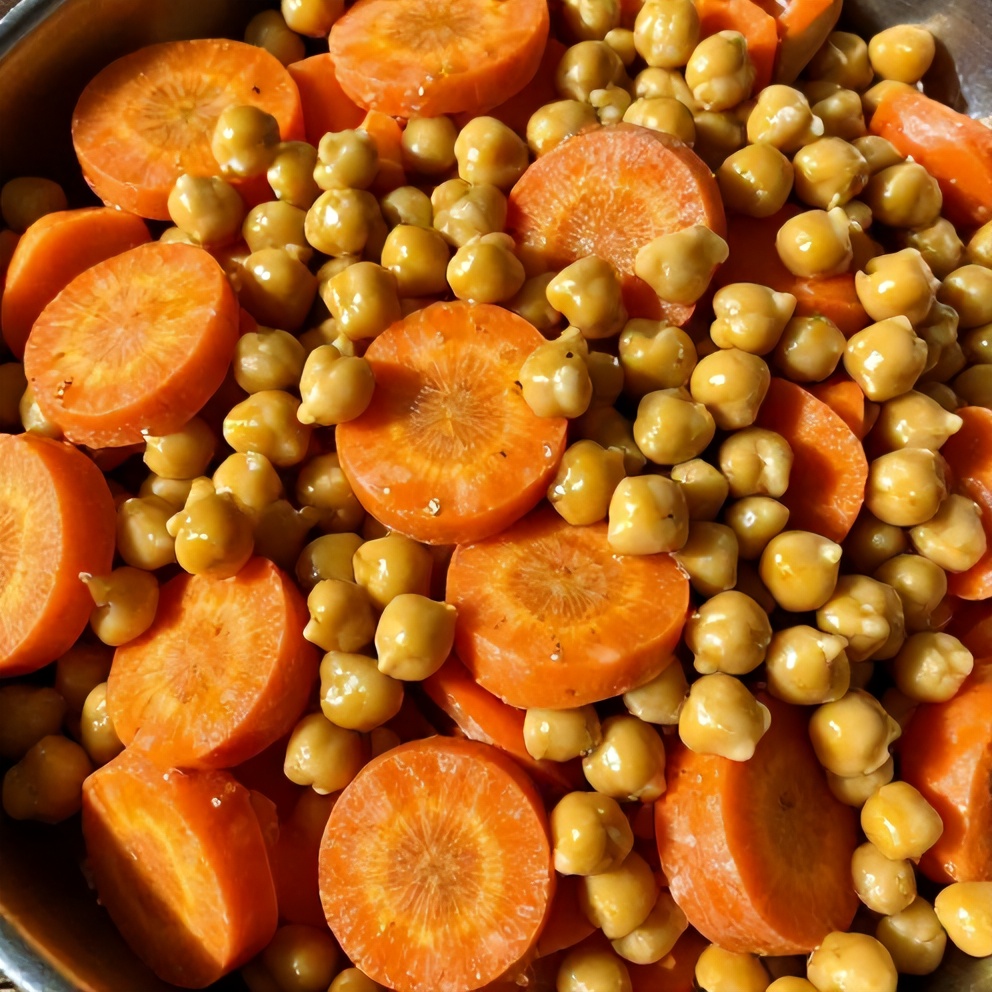 spring carrot chickpea salad