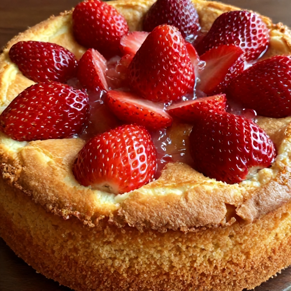 Easy Strawberry Earthquake Cake