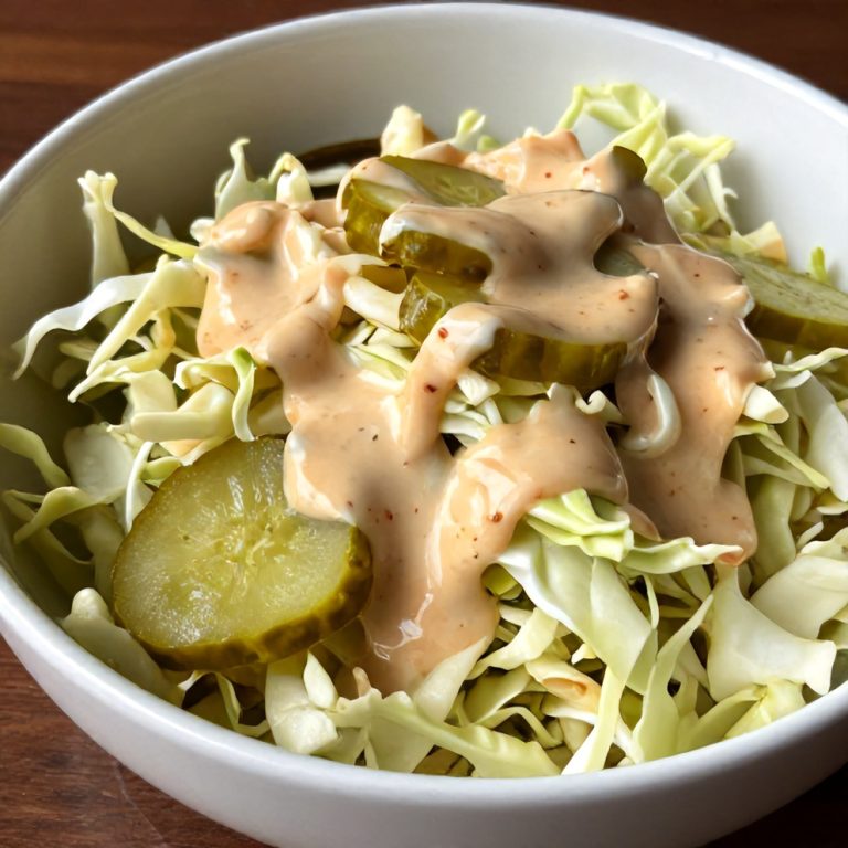 Easy Sweet and Spicy Pickle Slaw