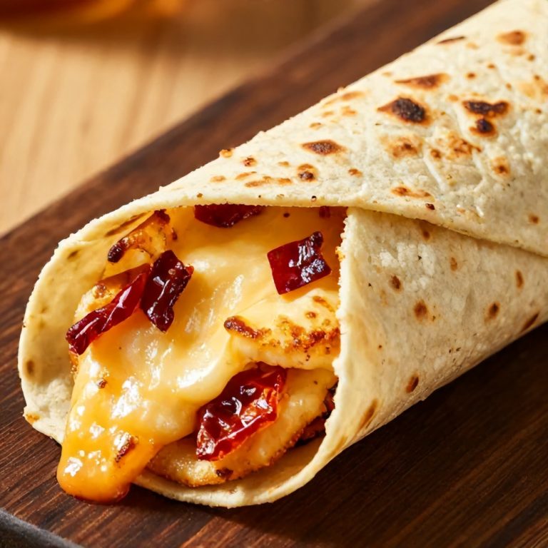 Easy Sweet Chili Halloumi Wraps