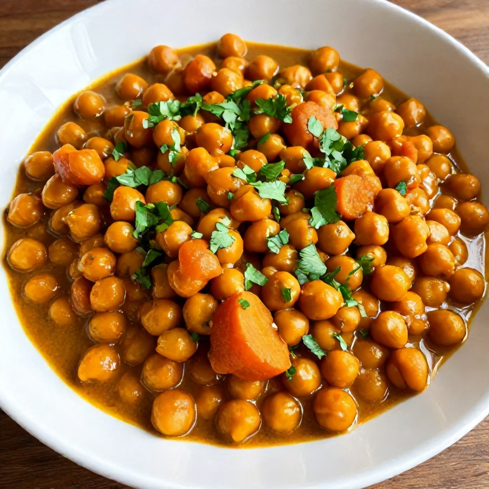 Easy Sweet Potato Chickpea Curry