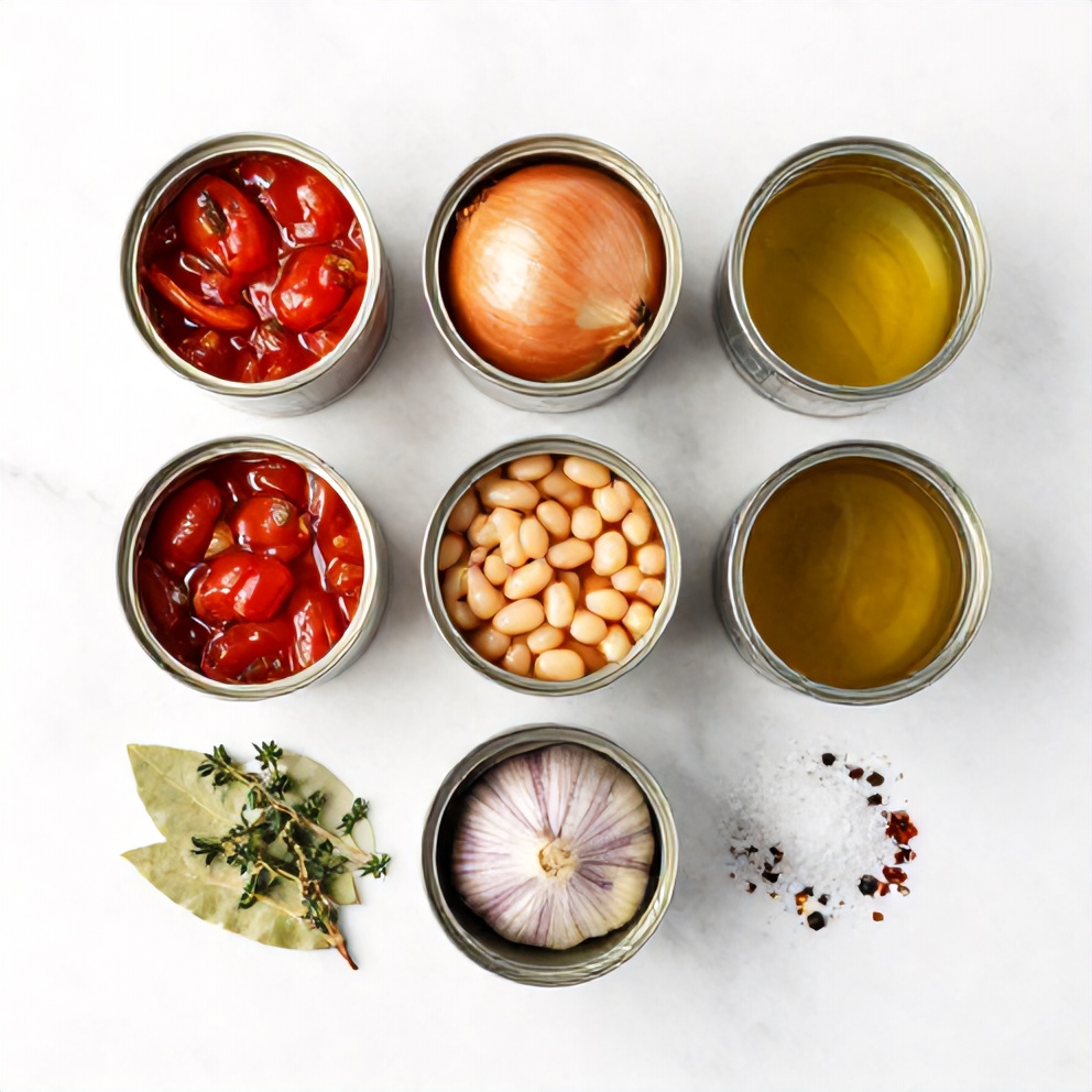 Tomato and White Bean Soup Ingredients
