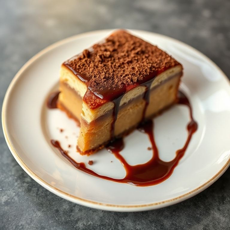 Finished Easy Turtle Caramel Cake