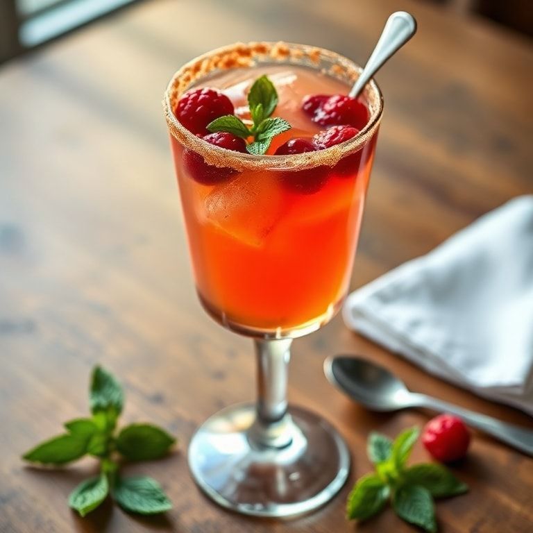 Easy Vanilla Cranberry Mocktail