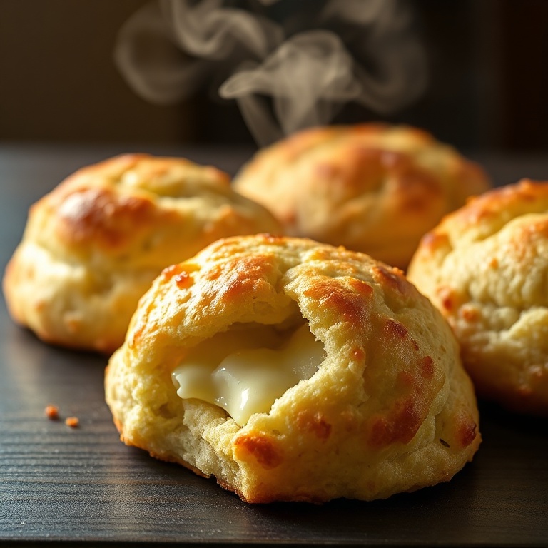 Easy Wild Garlic Cheese Scones