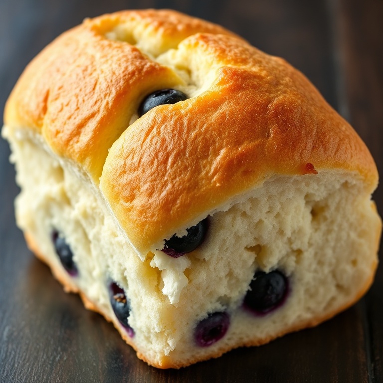 Fluffy Blueberry Cloud Bread