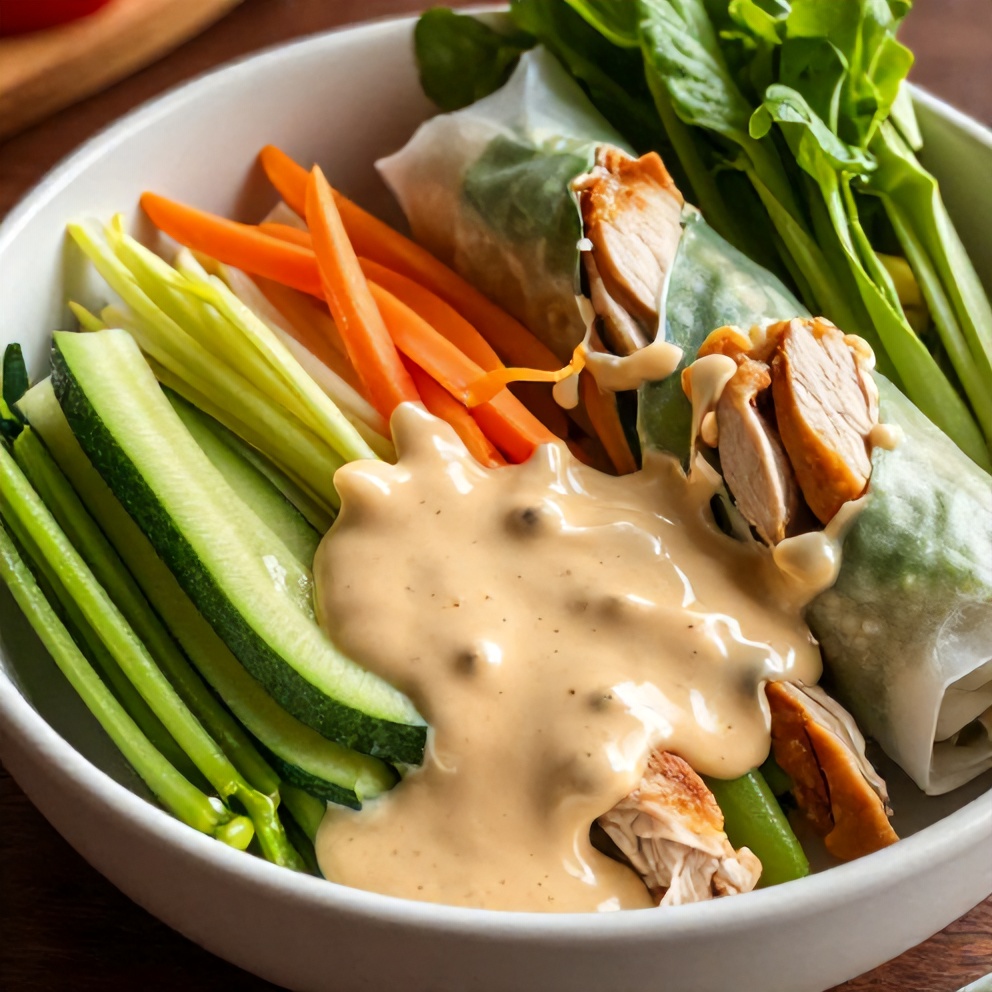 spring roll bowl