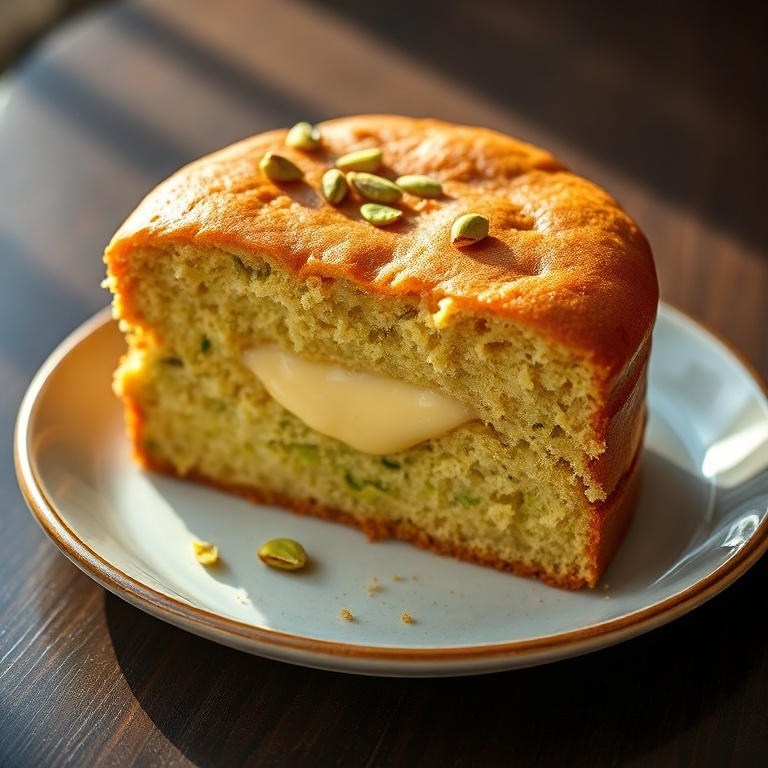 Gooey Pistachio Butter Cake