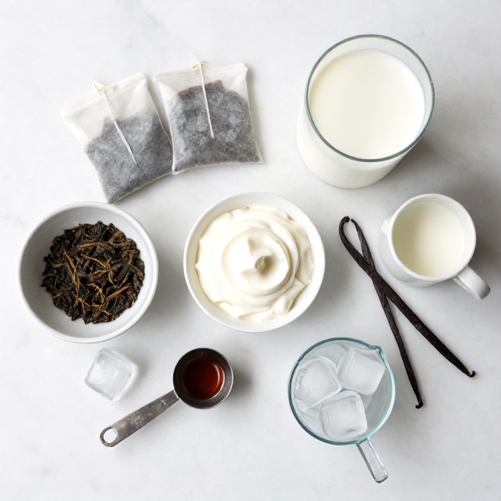 Iced Blue Tea Latte Ingredients