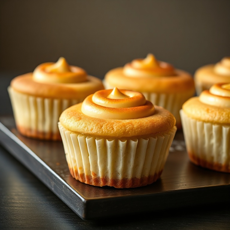 Japanese Cotton Cheesecake Cupcakes