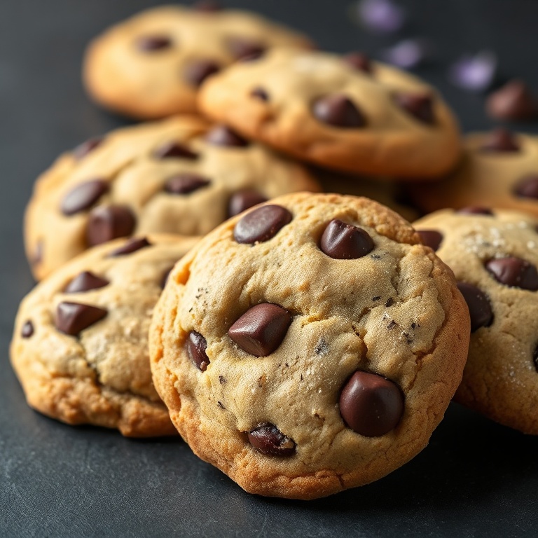 lavender chocolate chip cookies
