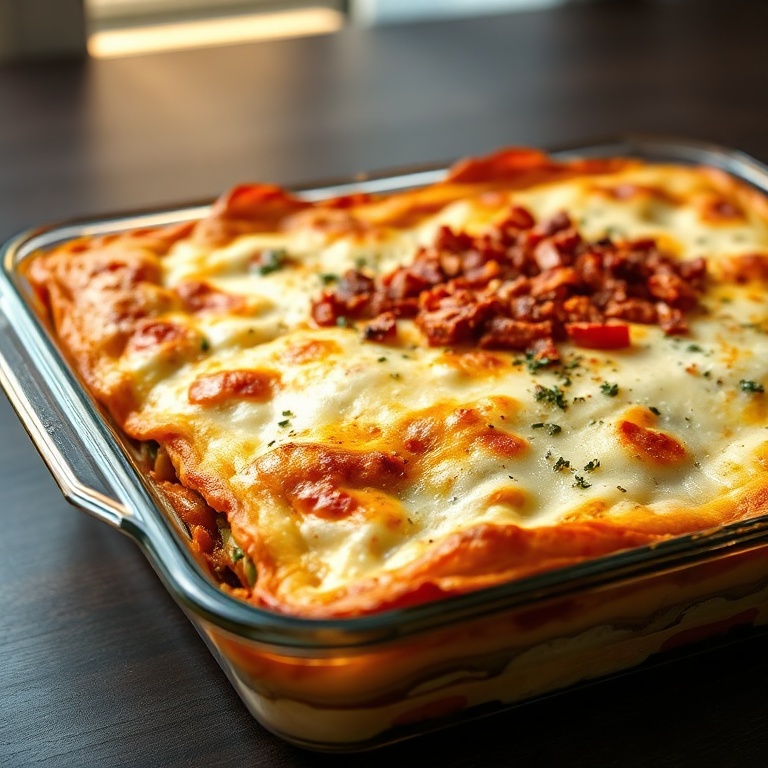 Loaded Veggie White Lasagna
