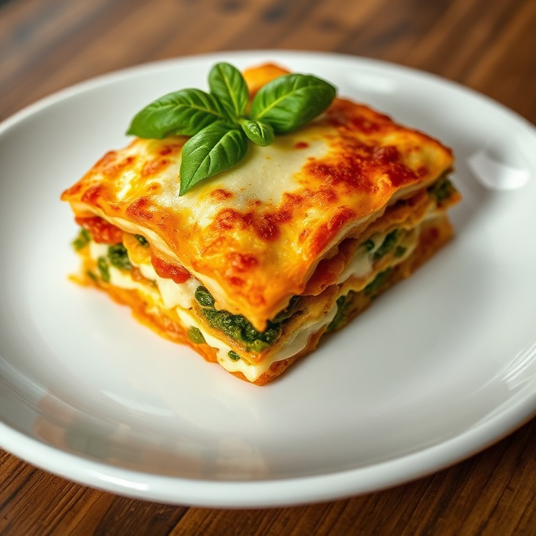 Loaded Veggie White Lasagna