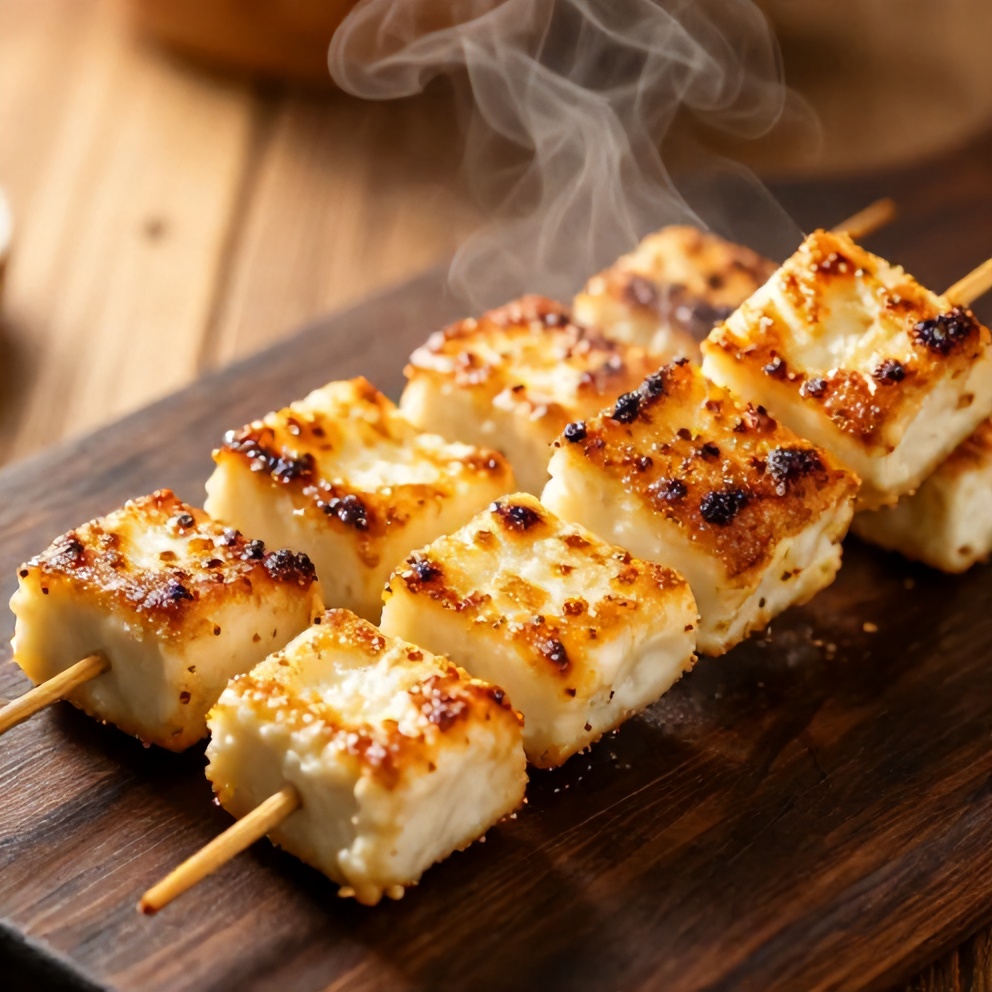 Mediterranean Halloumi Skewers