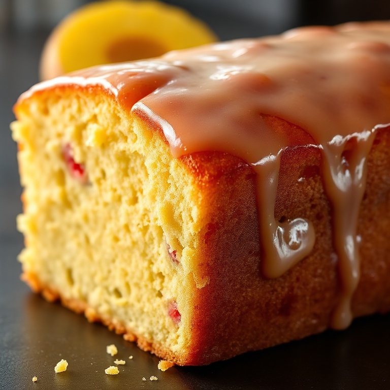 moist strawberry pineapple pound cake