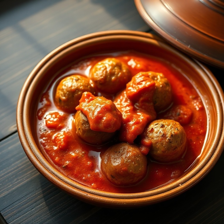 Moroccan Meatball Tagine