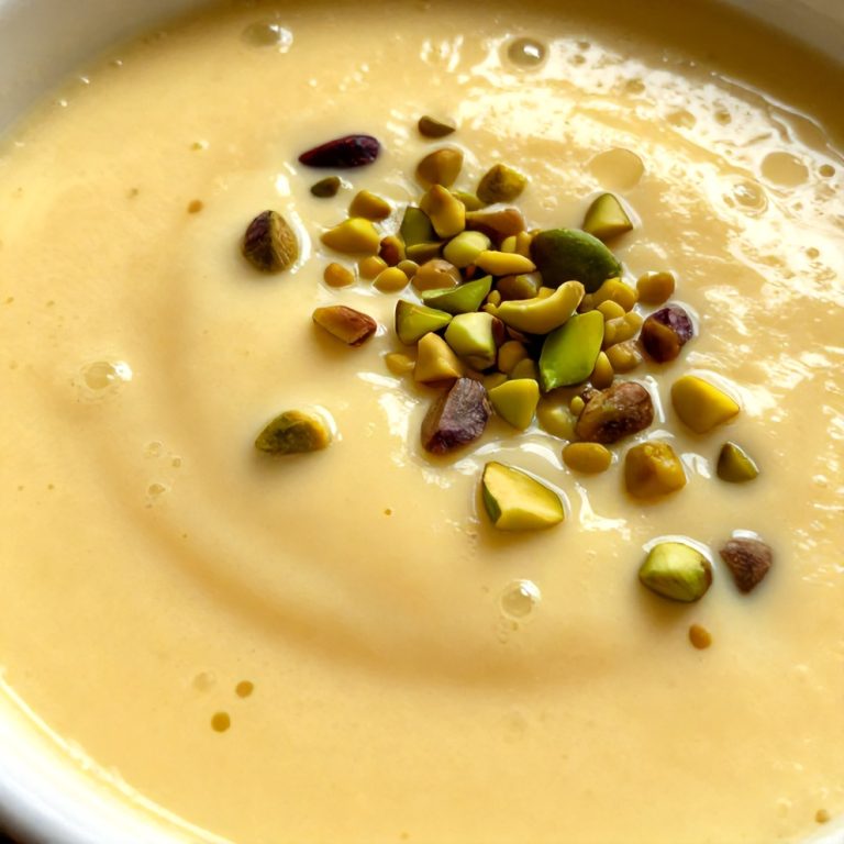 orange blossom semolina pudding