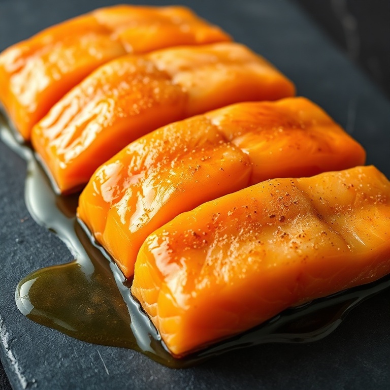 orange honey salmon