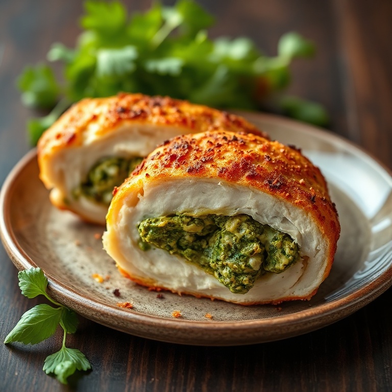 Pesto Stuffed Chicken Breast