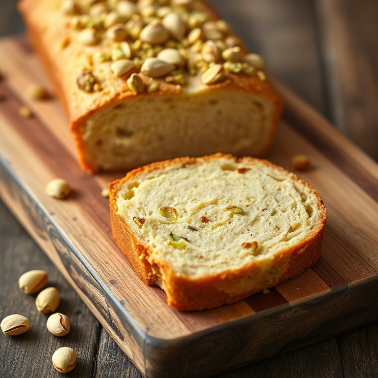 Pistachio Pudding Bread Final