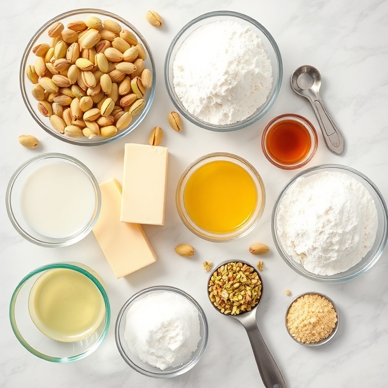 Pistachio Pudding Bread Ingredients