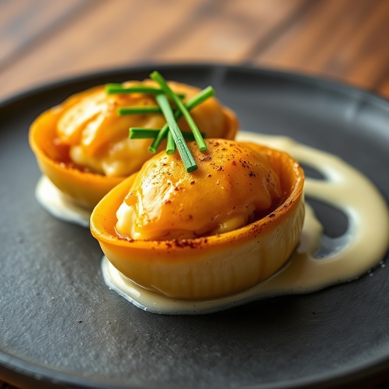 Pumpkin and Goat Cheese Stuffed Shells