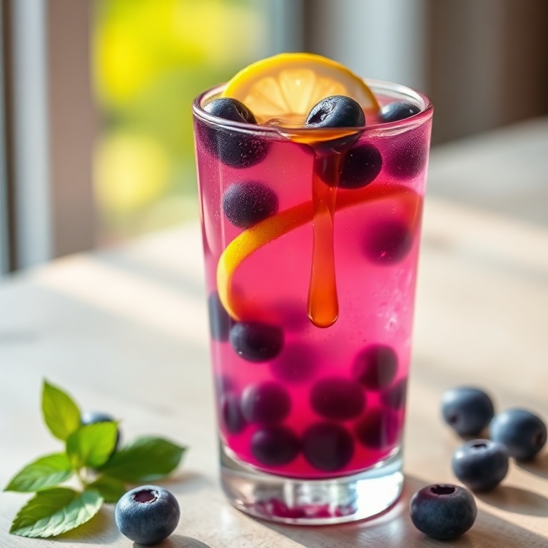 Refreshing Blueberry Lemon Shot