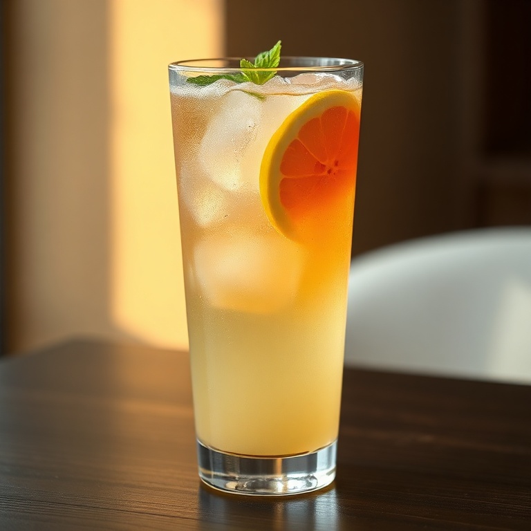 Refreshing Iced Guava White Tea Lemonade