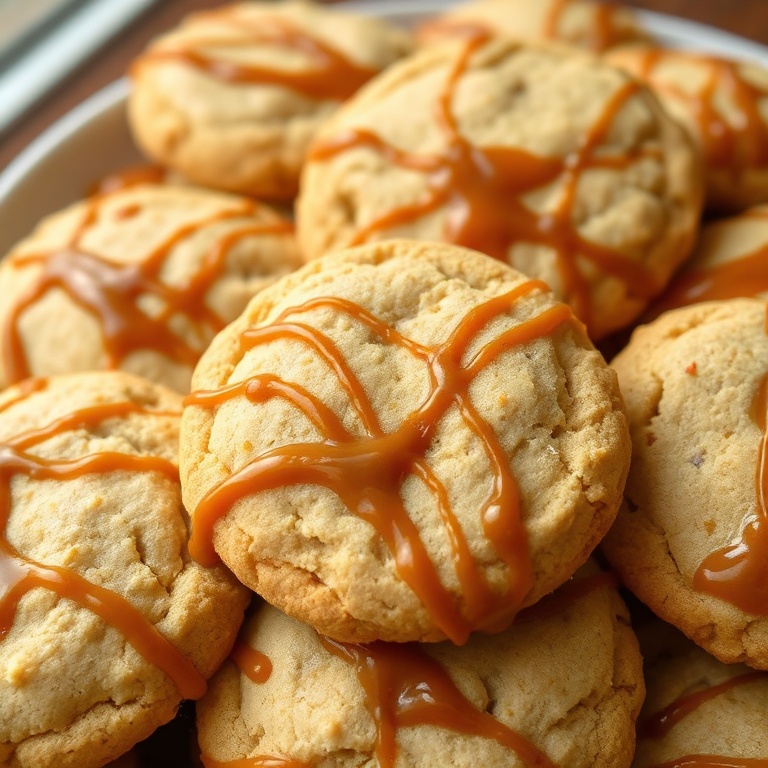 Salted Caramel White Chocolate Cookies