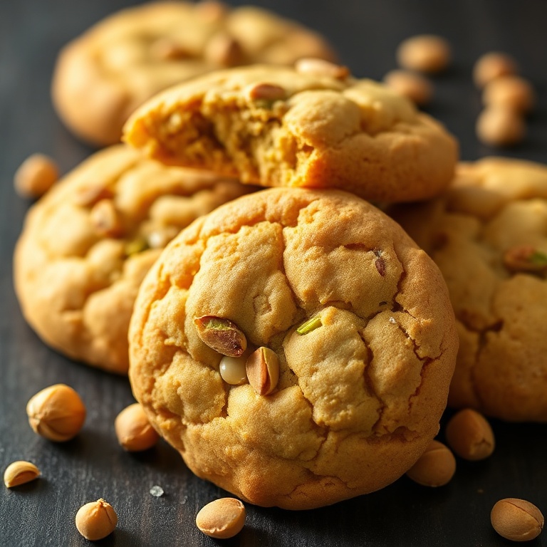 Salted Honey Pistachio Cookies