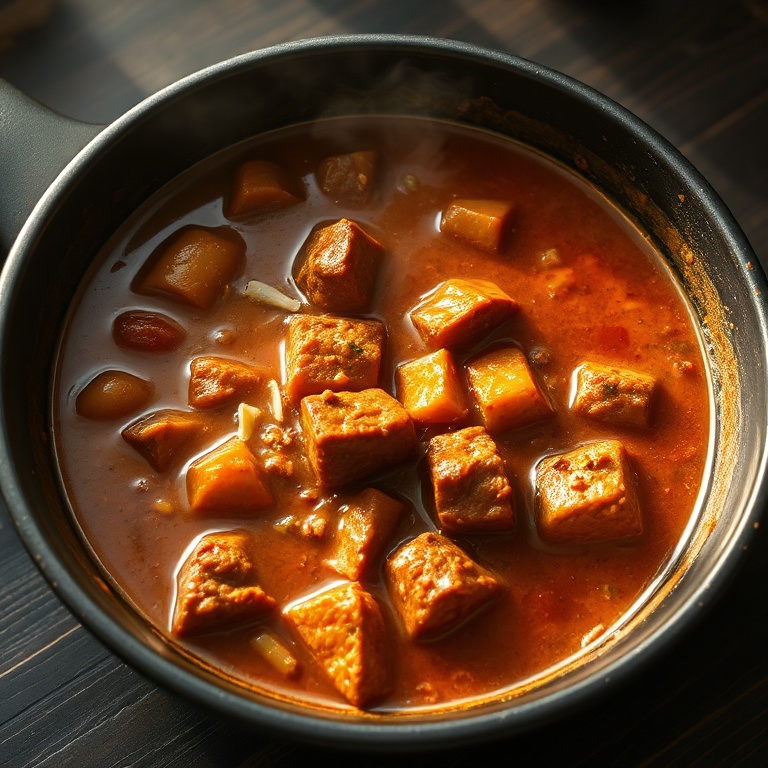 slow cooker Indian beef curry