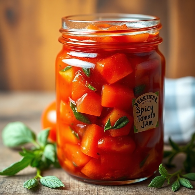 spicy tomato jam