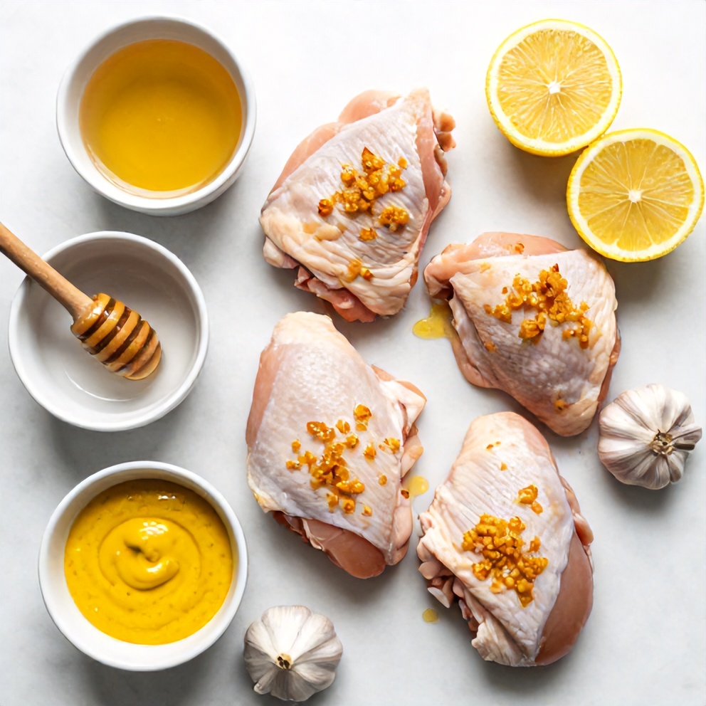 Ingredients for Best Crispy Honey Garlic Chicken