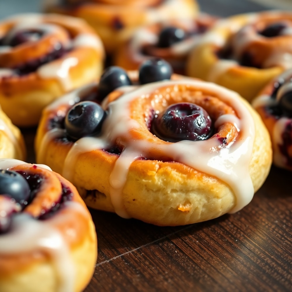 Blueberry Cinnamon Rolls