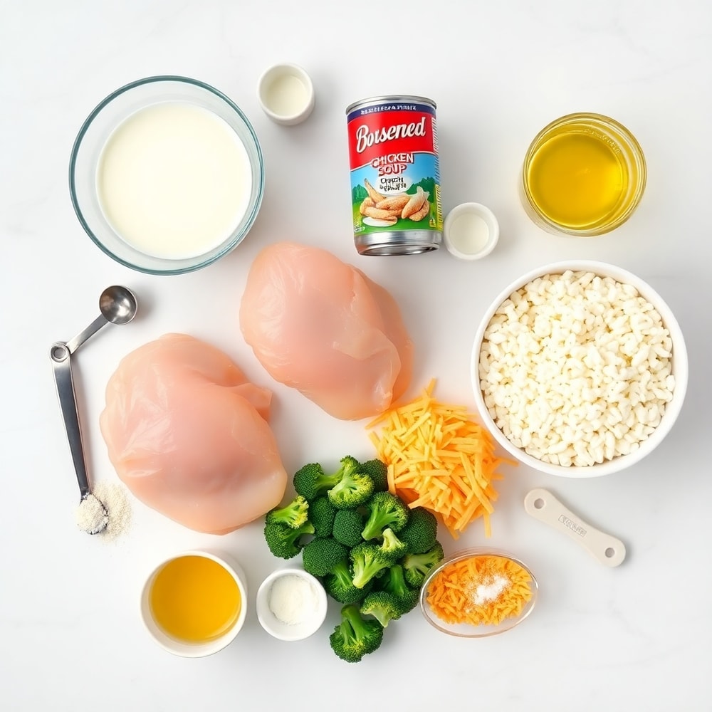 Chicken Broccoli Rice Casserole Ingredients