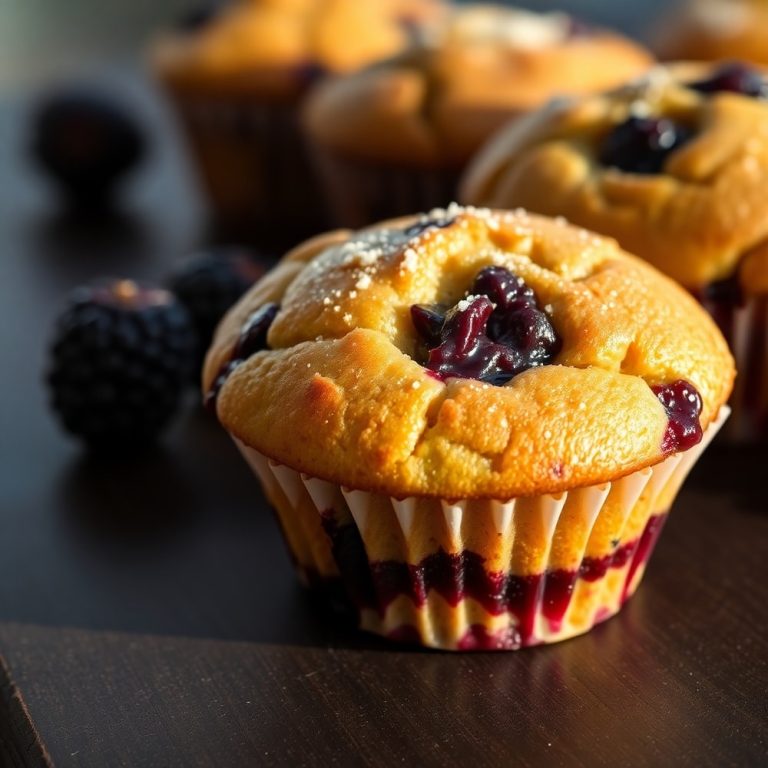blackberry muffins