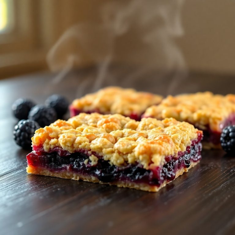 Blackberry Cobbler Bars