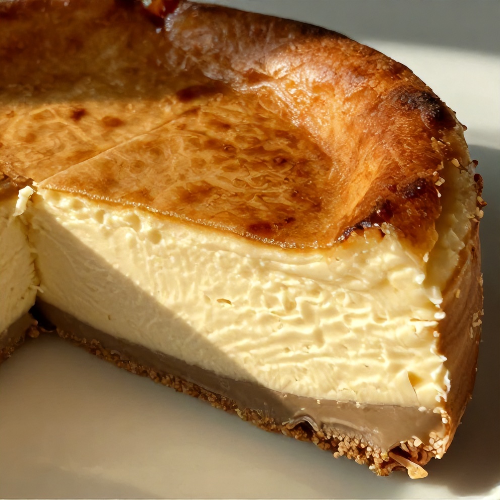 Easy Burnt Basque Cheesecake