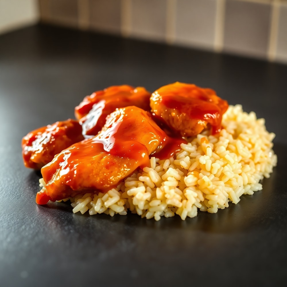 Honey BBQ Chicken and Rice
